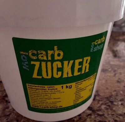 Zucker und Nährstoffe drin L-carb shop