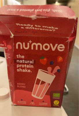 Sucre et nutriments contenus dans Nu move