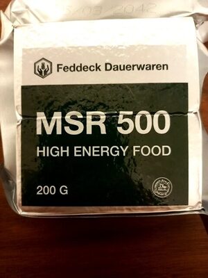 Zucker und Nährstoffe drin Feddeck dauerwaren