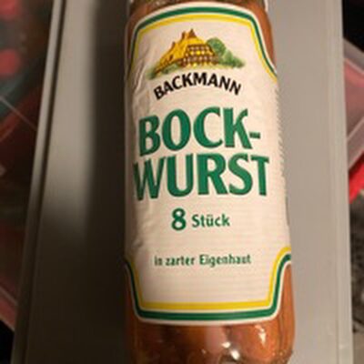 Zucker und Nährstoffe drin Backmann