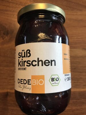 Zucker und Nährstoffe drin Dedebio susskirschen