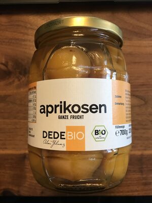 Zucker und Nährstoffe drin Dedebio aprikosen