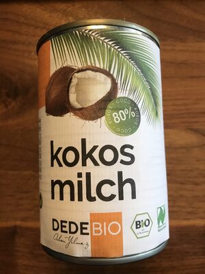 Zucker und Nährstoffe drin Dedebio kokosmilch