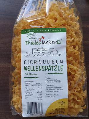 Zucker und Nährstoffe drin Thieles leckerei