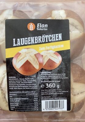 Zucker und Nährstoffe drin Elan bakeries