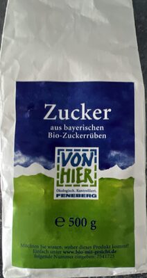 Zucker und Nährstoffe drin Vonhier