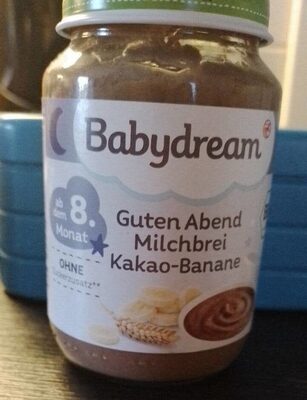 Zucker und Nährstoffe drin Bebydream