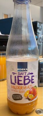 Zucker und Nährstoffe drin Edeka saftliebe