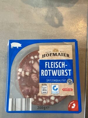 Zucker und Nährstoffe drin Hofmalern netto rot