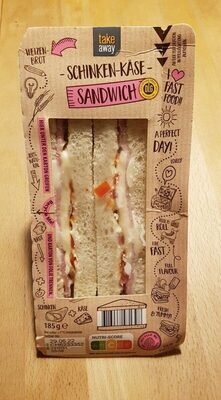 Sandwiche mit schinken und käse