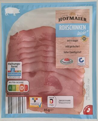 Zucker und Nährstoffe drin Hofmeyer netto