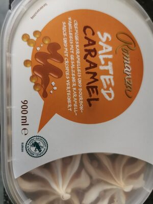 Zucker und Nährstoffe drin Salted caramel