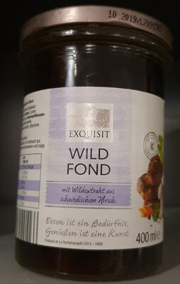 Zucker und Nährstoffe drin Wild fond