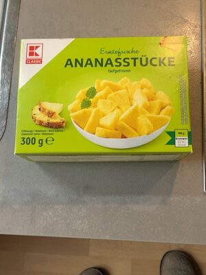 Frozen pineapples