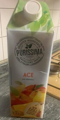 中的糖分和营养成分 Purissima