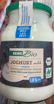 Zucker und Nährstoffe drin Rewe bzw andechser