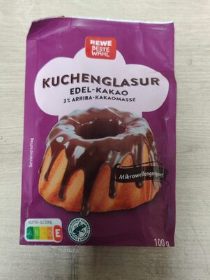 Zucker und Nährstoffe drin Rewe schokolade