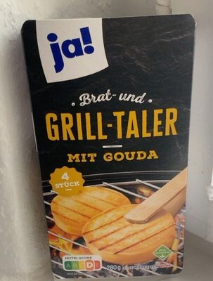 Brat und grilltaler mit gouda