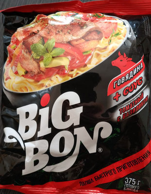 Sucre et nutriments contenus dans Big bon