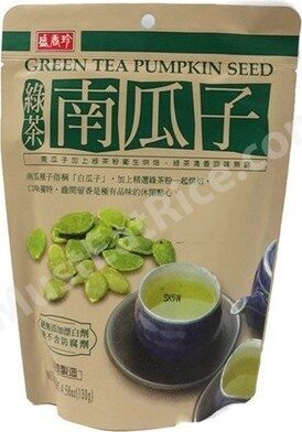 Sucre et nutriments contenus dans Green tea pumpkin seed