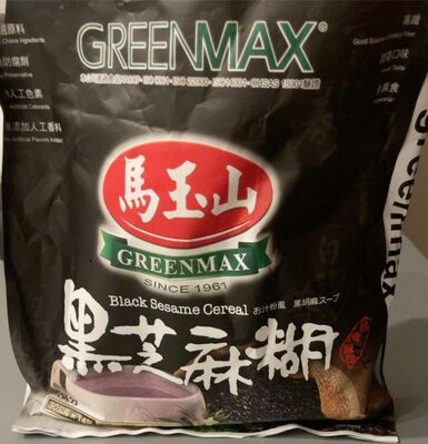 中的糖分和营养成分 Greenmax