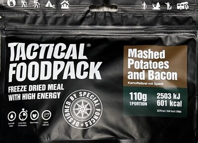 Zucker und Nährstoffe drin Tactical foodpack