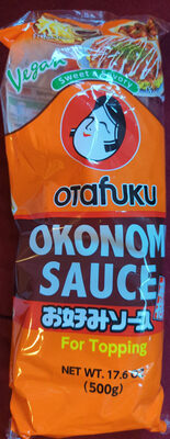 Zucker und Nährstoffe drin Otafuku sauce co