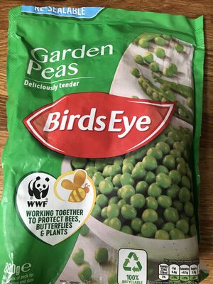 Sucre et nutriments contenus dans Birds eye