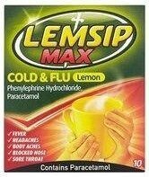 中的糖分和营养成分 Lemsip