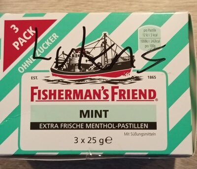 Zucker und Nährstoffe drin Fishermans friend