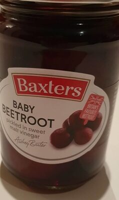 Sucre et nutriments contenus dans Baxters