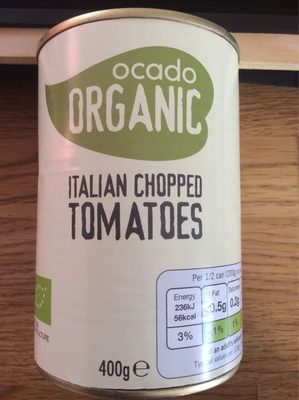 Сахар и питательные вещества в Italian chooped tomatoes