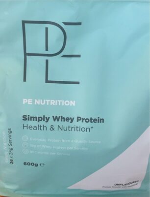 中的糖分和营养成分 Pe nutrition