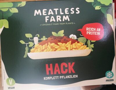 Zucker und Nährstoffe drin The meatless farm company