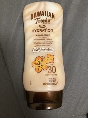 Sucre et nutriments contenus dans Hawaiian tropic