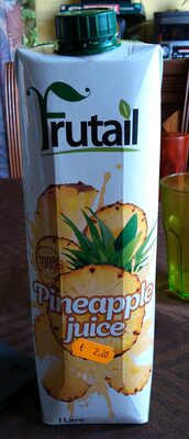 Sucre et nutriments contenus dans Frutail