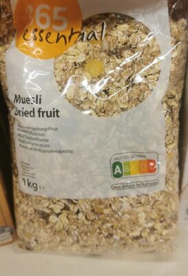 Muesli fruits seches