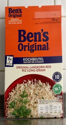 Zucker und Nährstoffe drin Uncle ben s