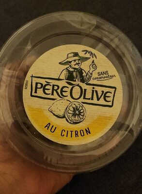 Sucre et nutriments contenus dans Pereolive