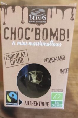 Sucre et nutriments contenus dans Choc bomb