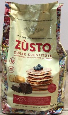 Sucre et nutriments contenus dans Zusto