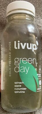 Sucre et nutriments contenus dans Livup