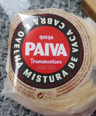 中的糖分和营养成分 Queijo paiva