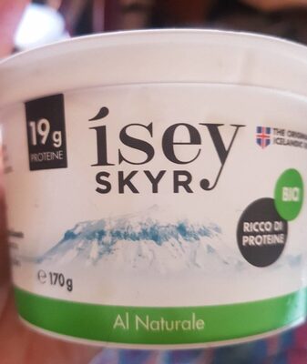 Suhkur ja toitained sees Isey skyr