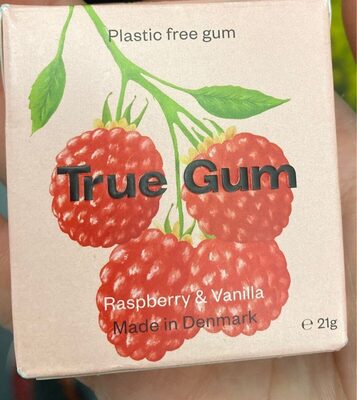 Azúcar y nutrientes en True gum