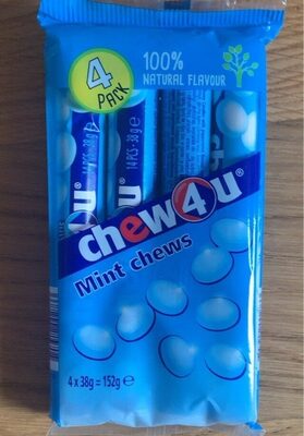 Sugar and nutrients in Chew4u