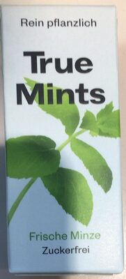 Zucker und Nährstoffe drin True mints