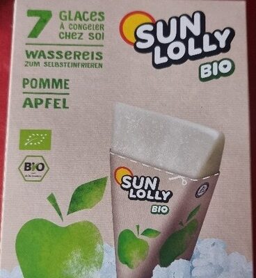 Zucker und Nährstoffe drin Sun lolly