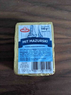 Zucker und Nährstoffe drin Mit mazurski