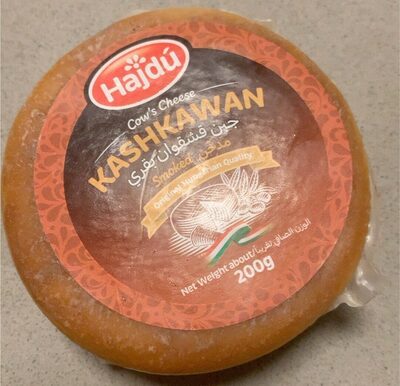 中的糖分和营养成分 Hajdu smoked kashkaval cow s cheese